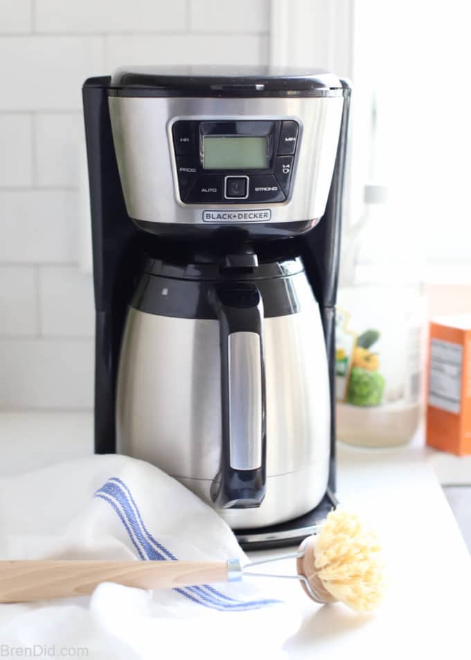 How to Clean a Coffee Pot: 3 Ways to Deep Clean a Coffee Maker - Bren Did