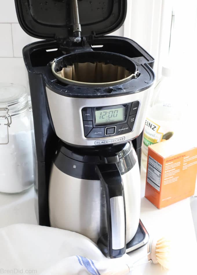 How to Clean a Coffee Pot: 3 Ways to Deep Clean a Coffee Maker - Bren Did